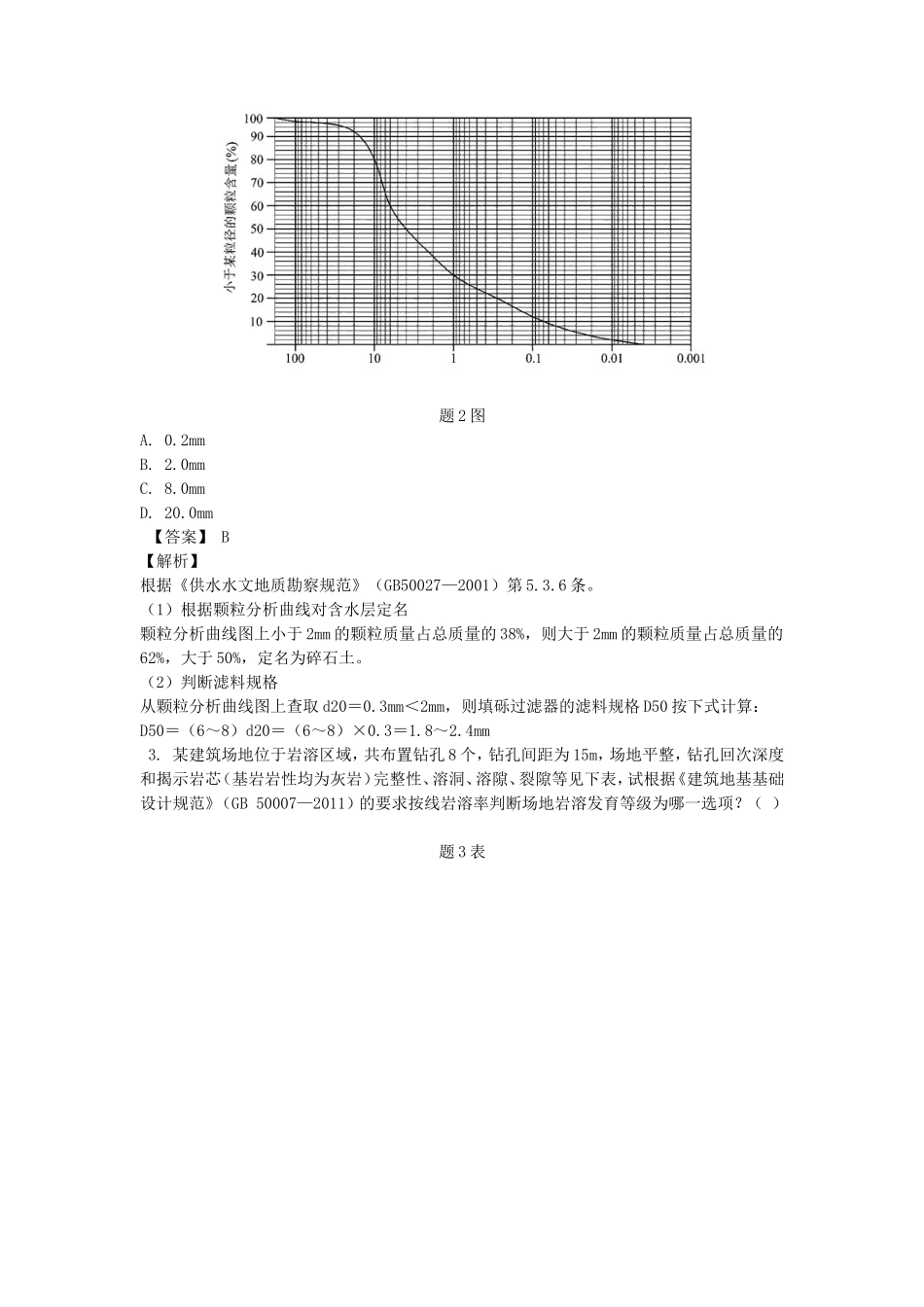 2019年注册岩土工程师专业案例考试真题及答案上午卷_第2页
