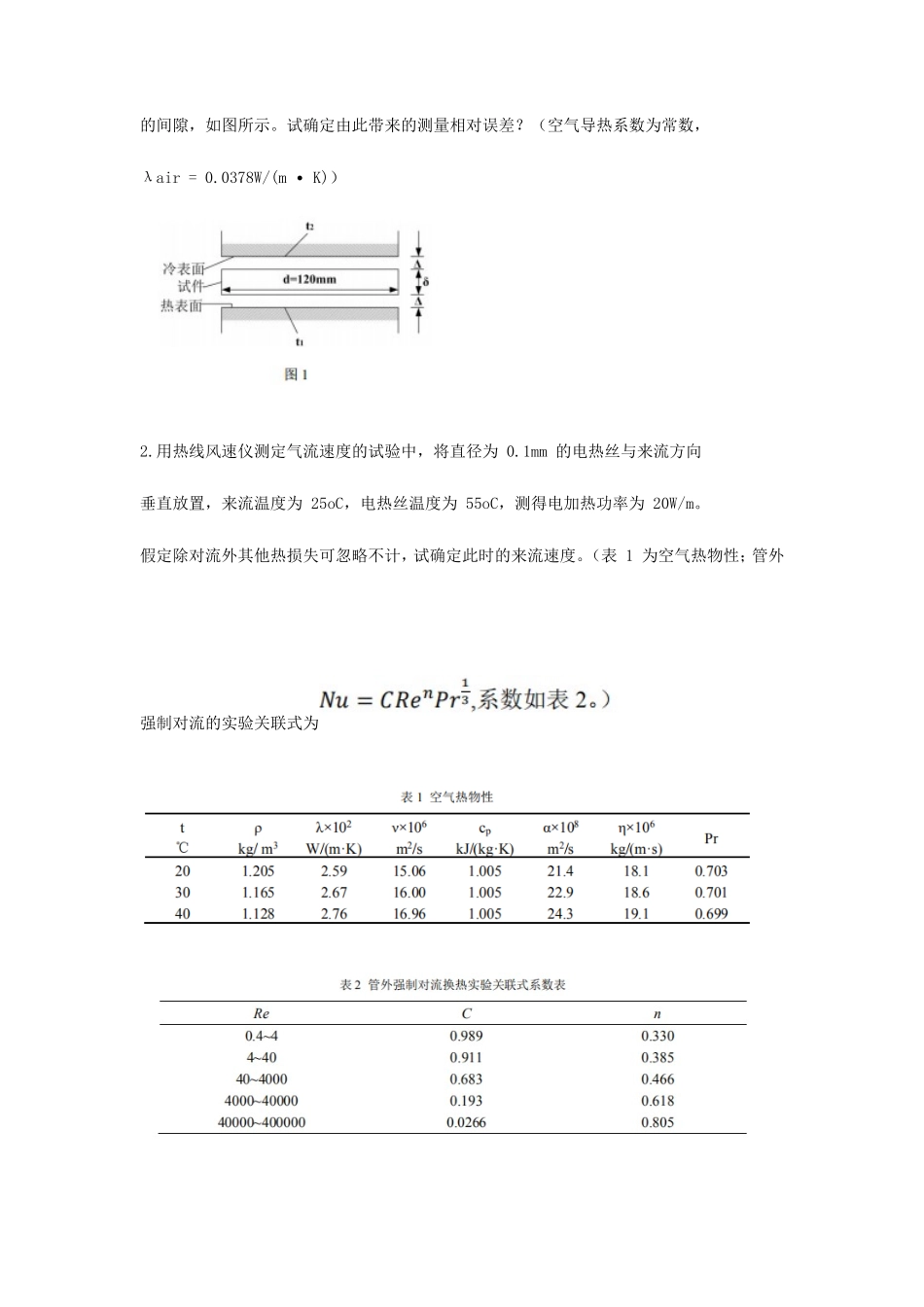 2019年天津商业大学传热学考研真题_第2页