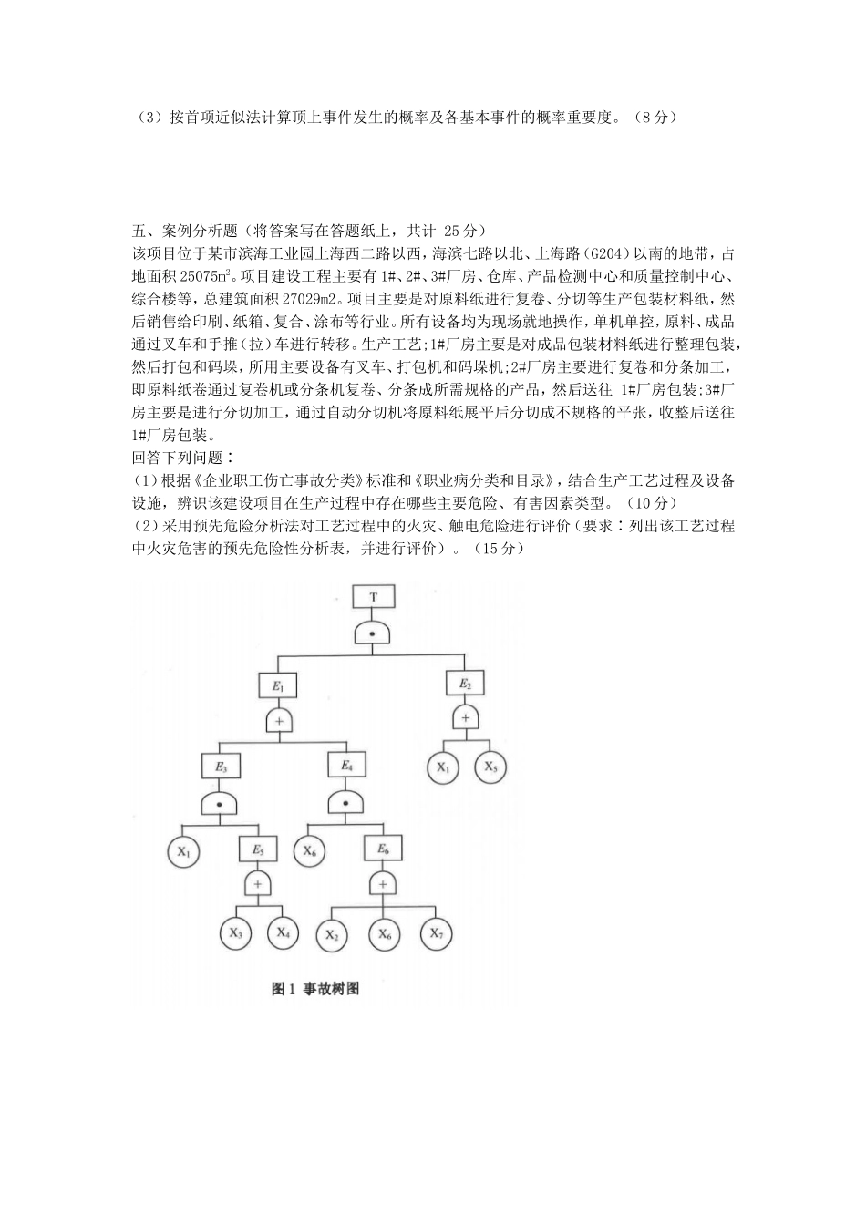 2020年山东青岛理工大学安全系统工程考研真题_第3页