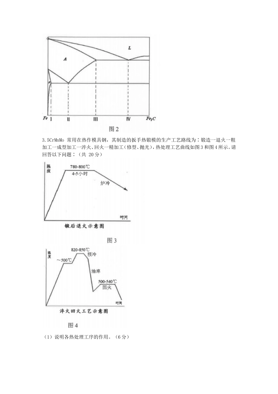 2020年山东青岛理工大学材料学基础考研真题_第3页