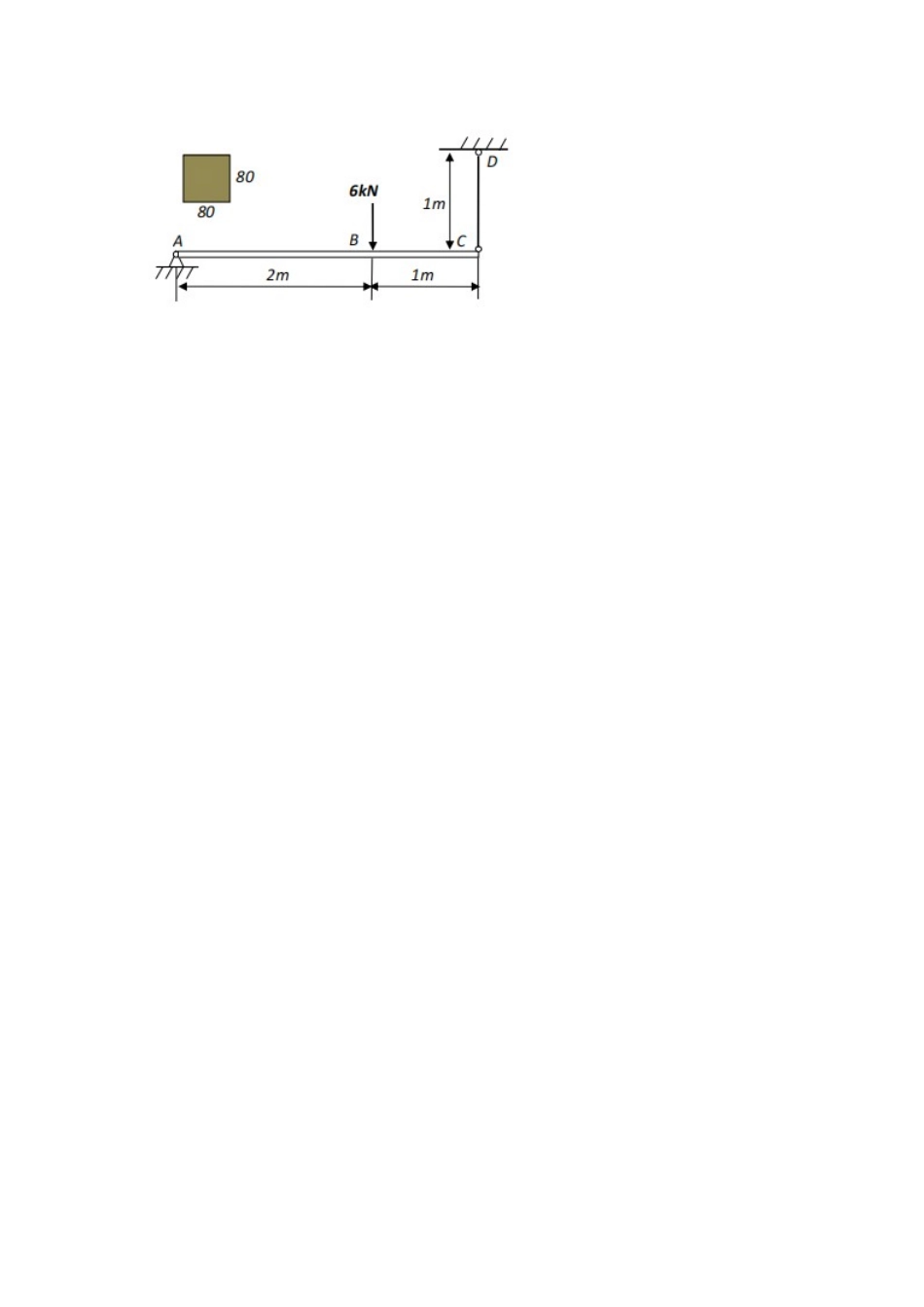 2023年湖北武汉工程大学材料力学考研真题_第3页