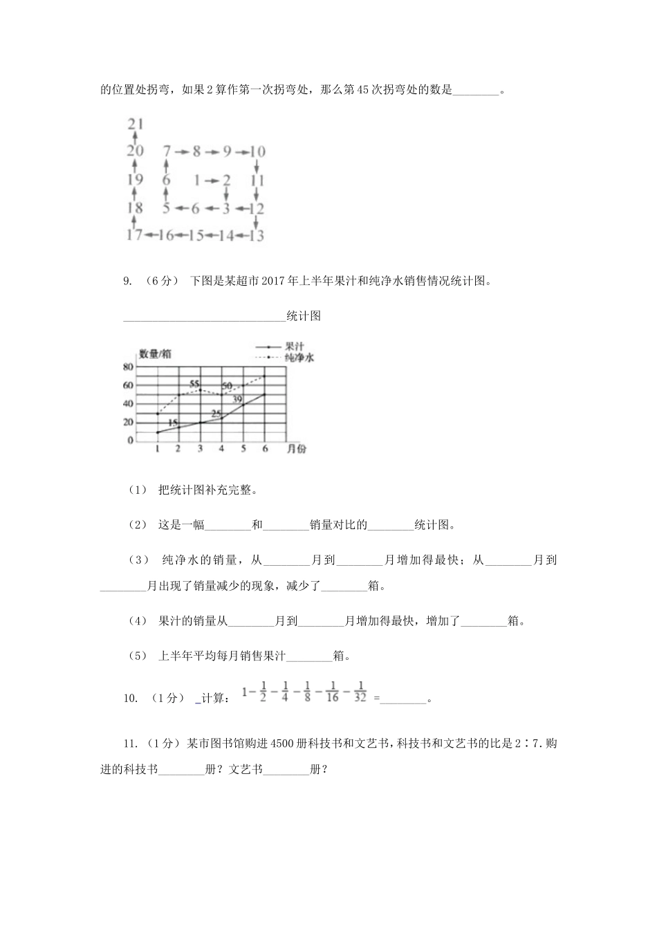 2020年四川内江小升初数学真题及答案C卷_第2页