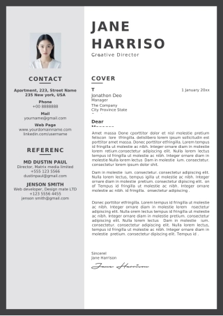 英文简历-单页15