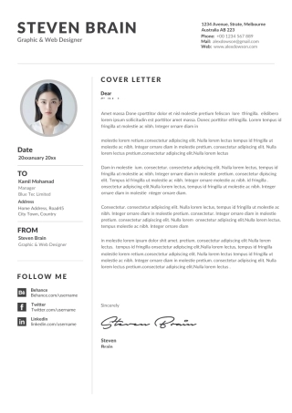 英文简历-单页17