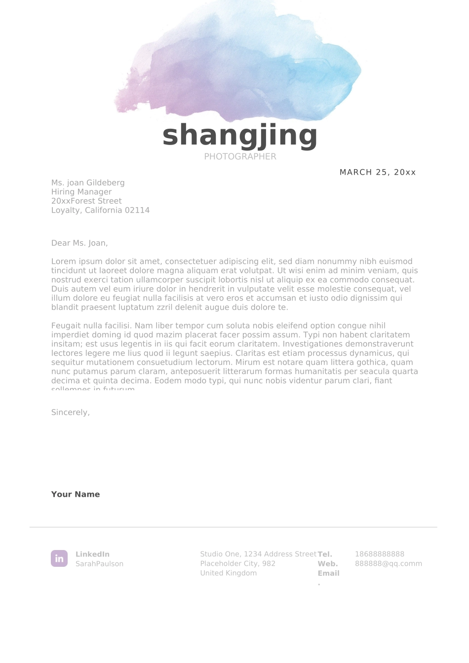 英文简历-双页24_第1页