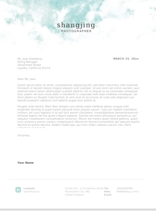 英文简历-双页34