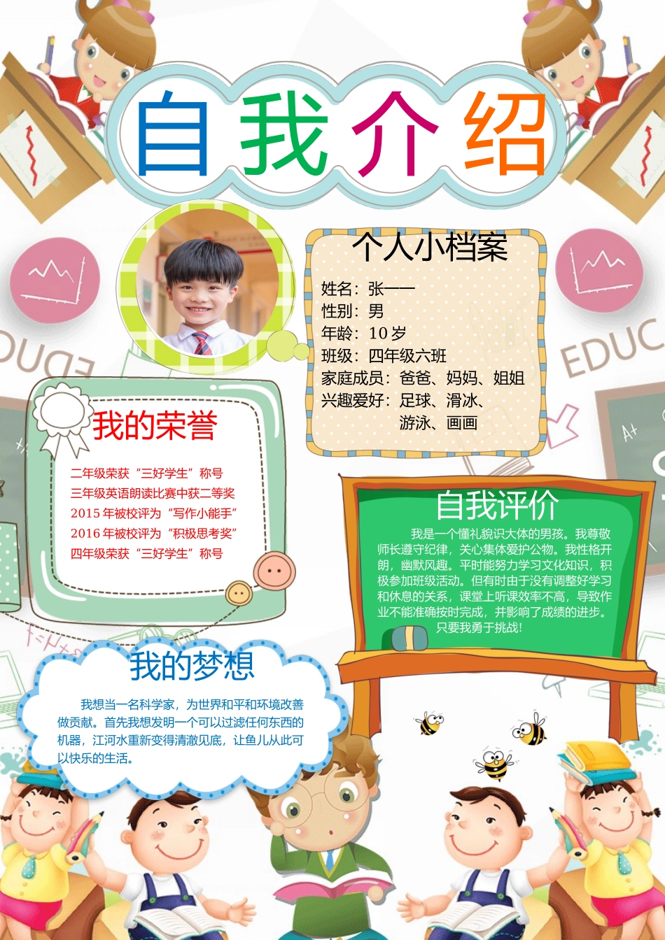 小学生自我介绍2_第1页