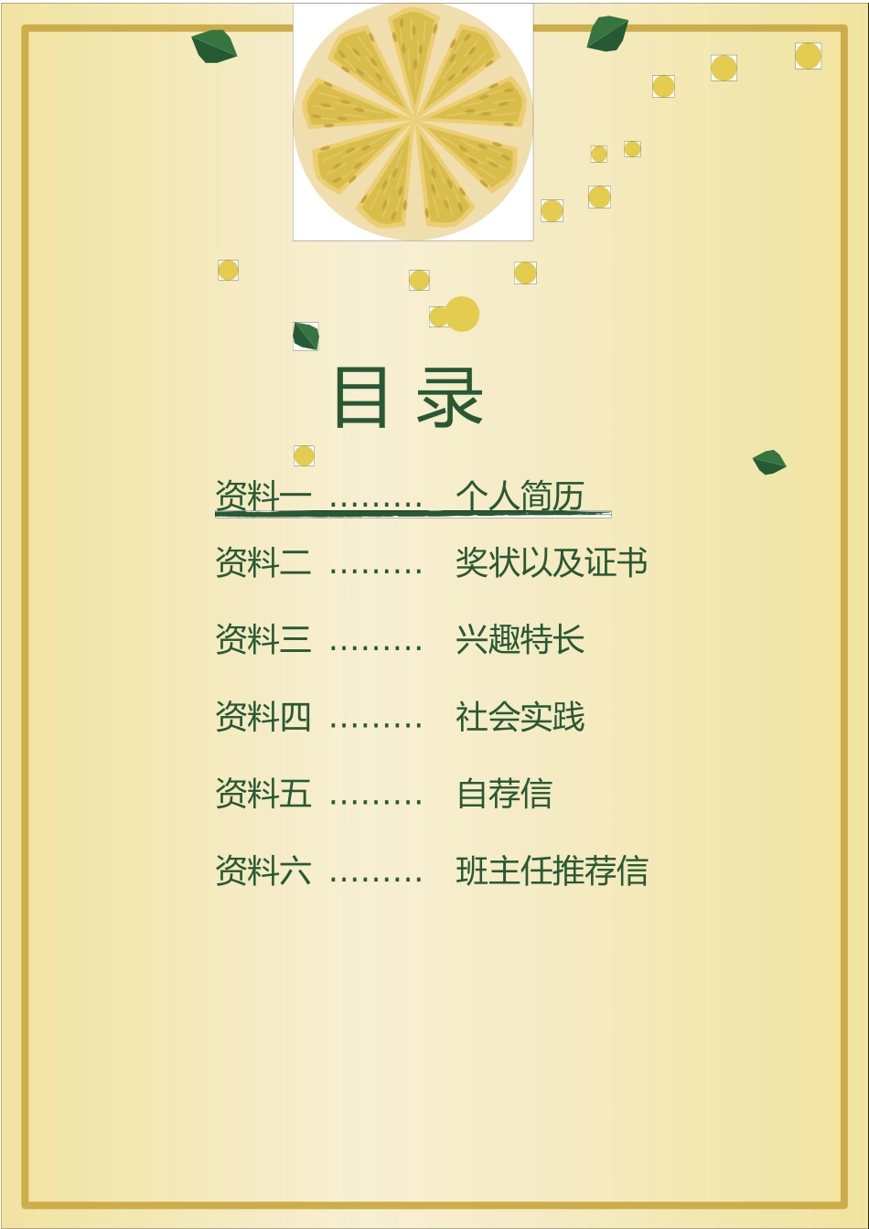 小升初简历165_第2页