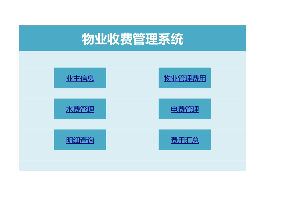 物业收费系统_第1页