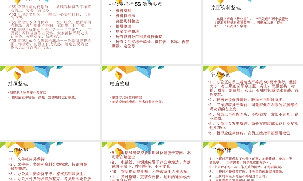物业5S管理培训