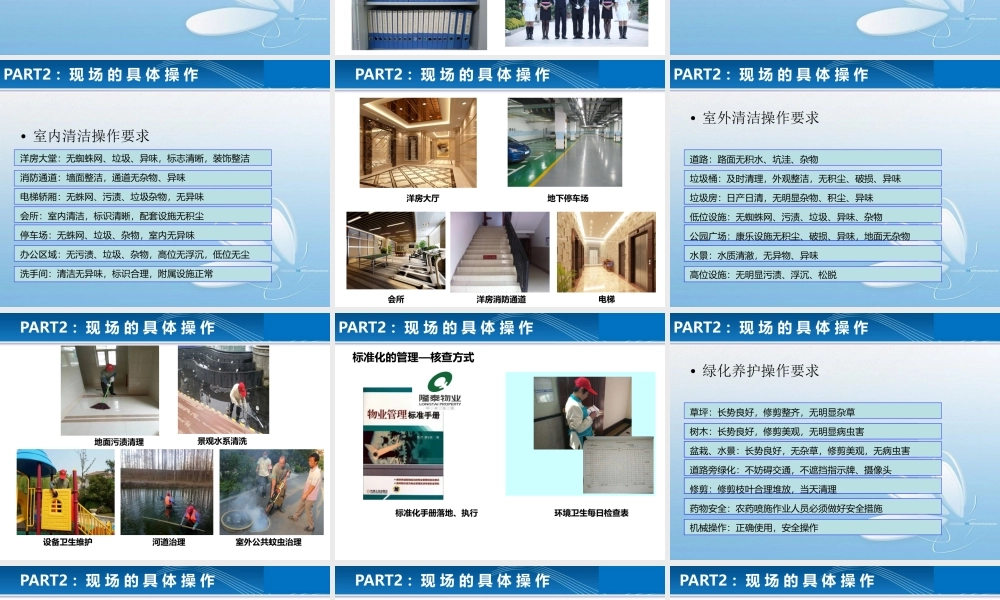 物业现场管理