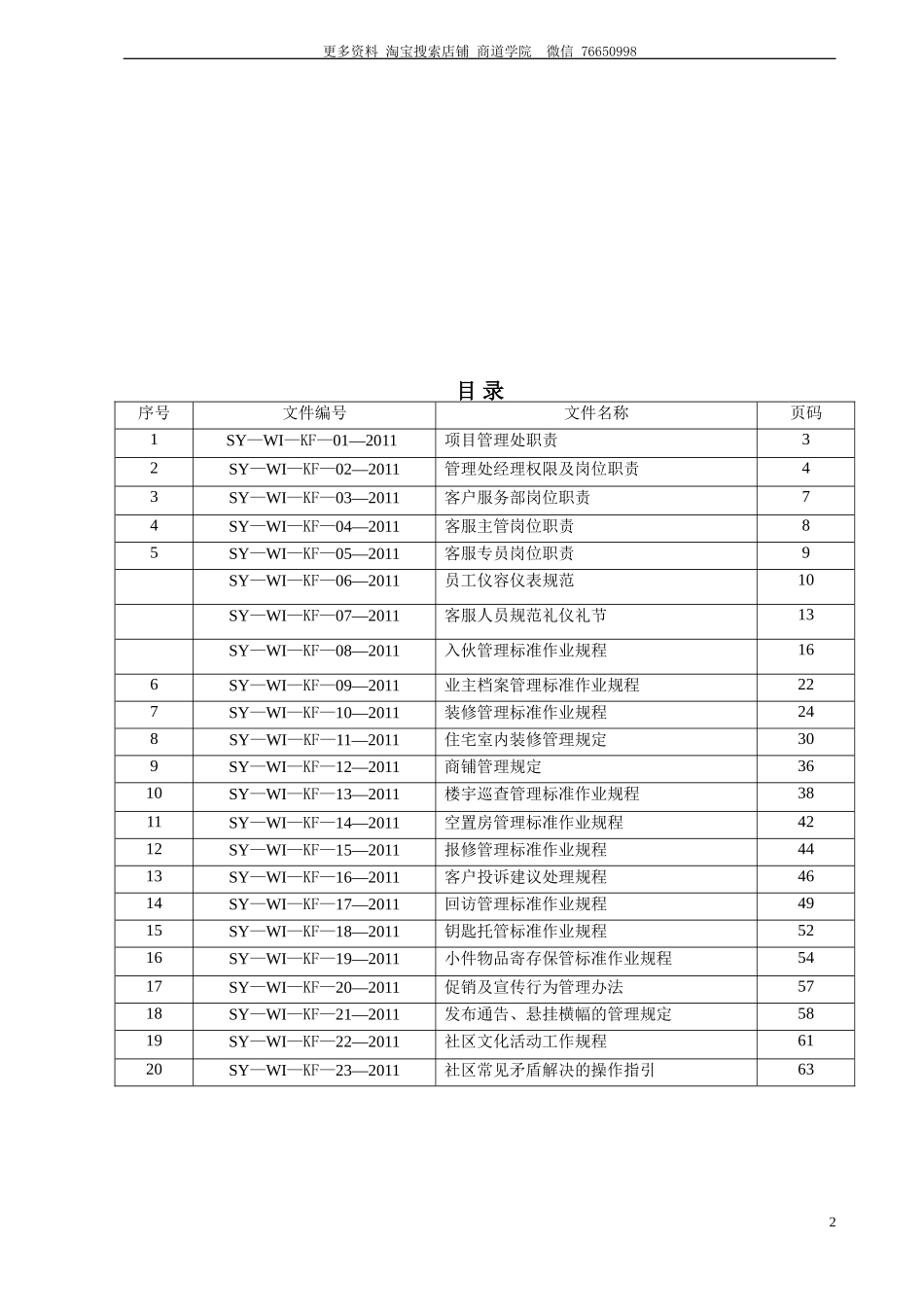 物业客户综合服务管理工作手册(二次校对)_第2页