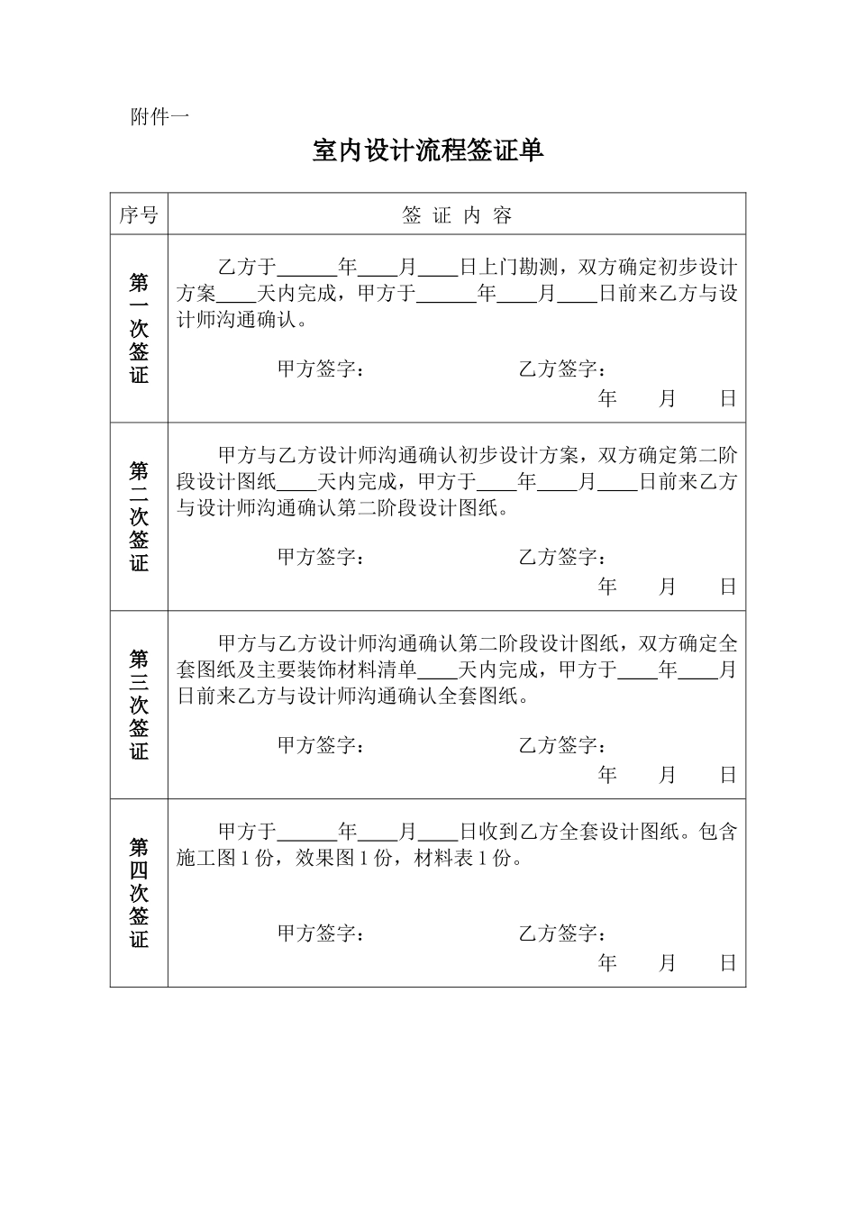 室内装修设计合同范本(2019版)_第3页