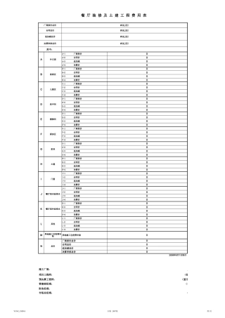 4、肯德基KFC装修工程报价系统新版