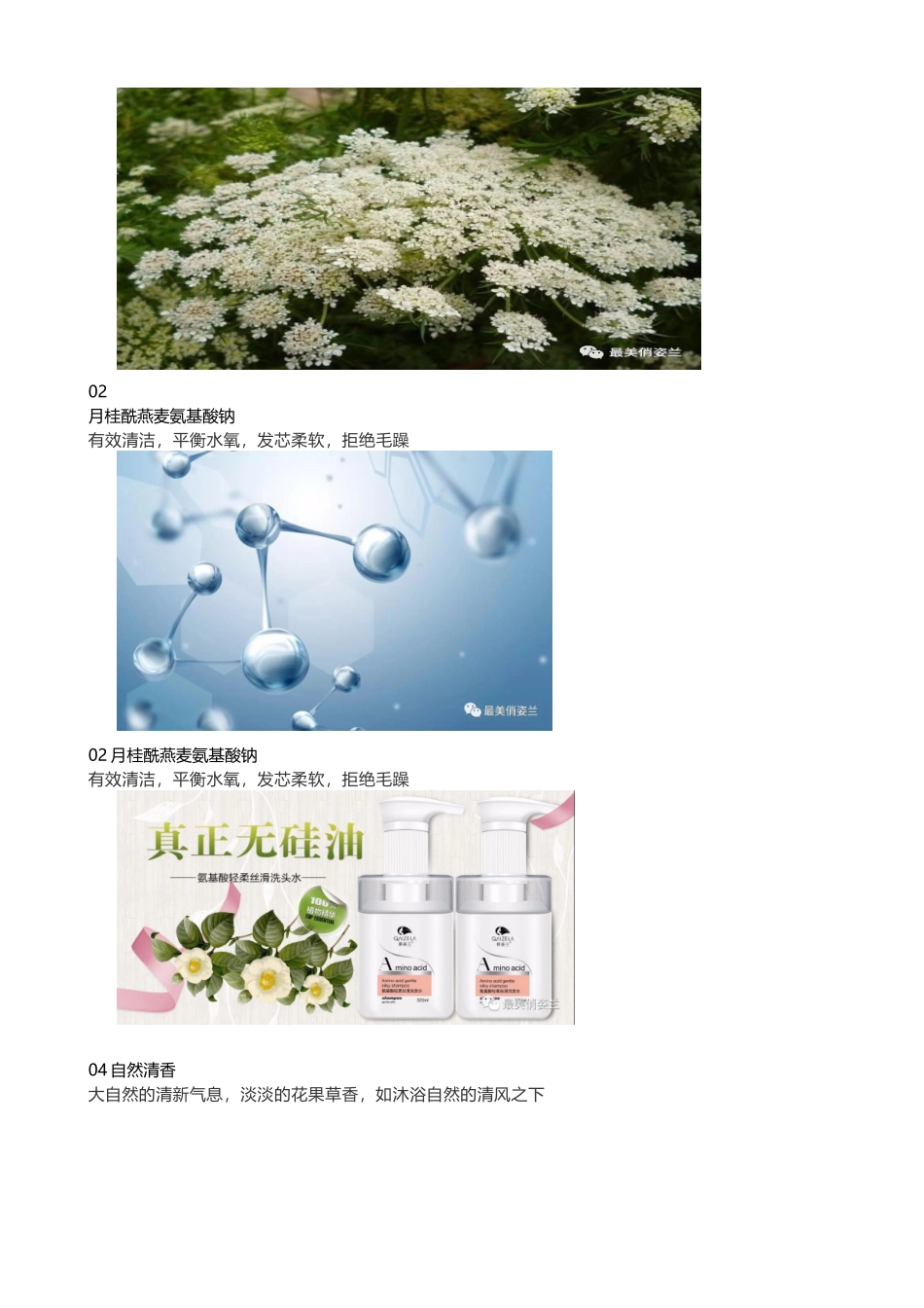 俏姿兰洗护沐直播脚本_第3页