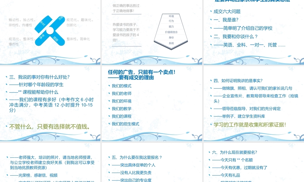 培训机构招生方法总结