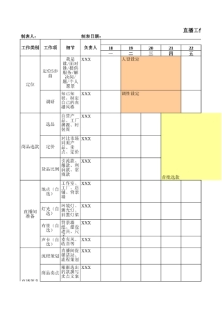 00 直播工作计划表
