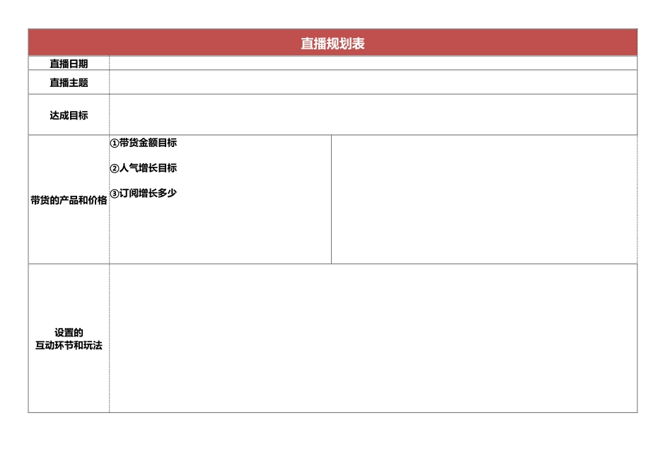02 直播前—直播规划表_第1页