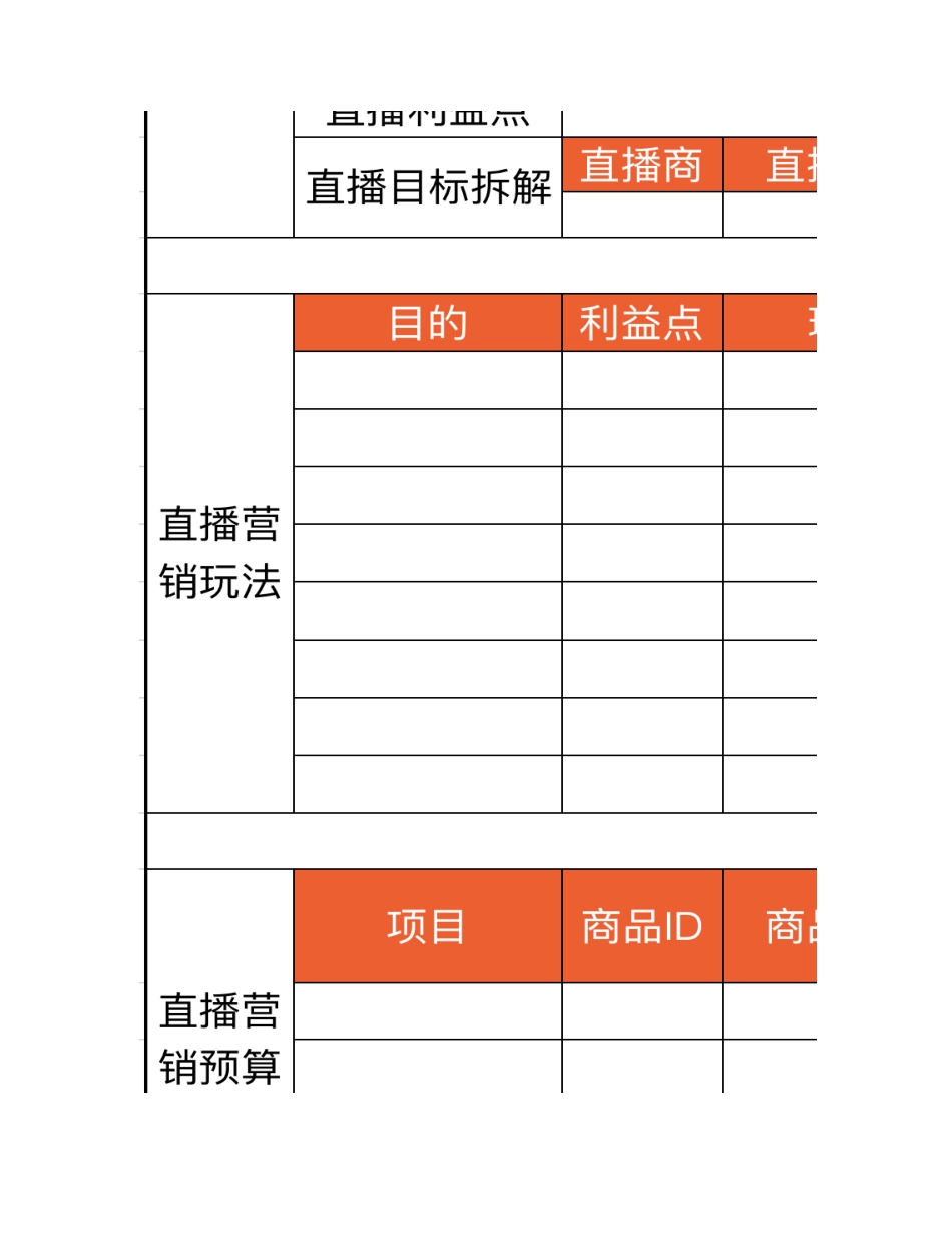 05 直播前—营销计划表_第2页