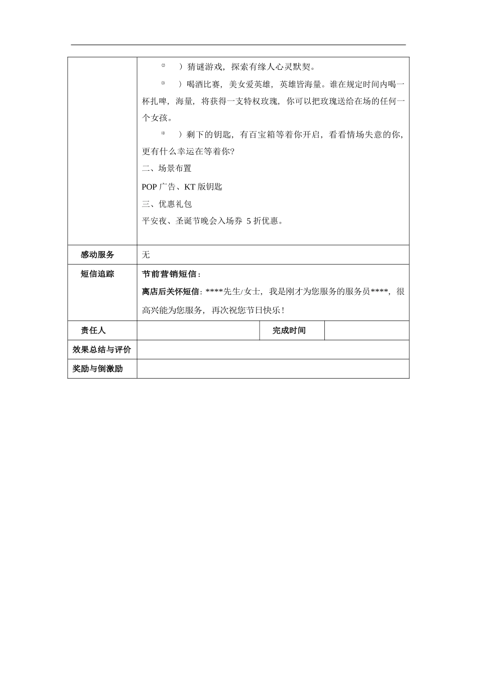 餐厅营销方案：光棍节_第2页