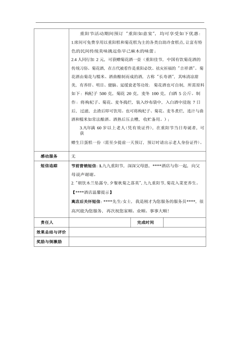 餐厅营销方案：重阳节_第2页
