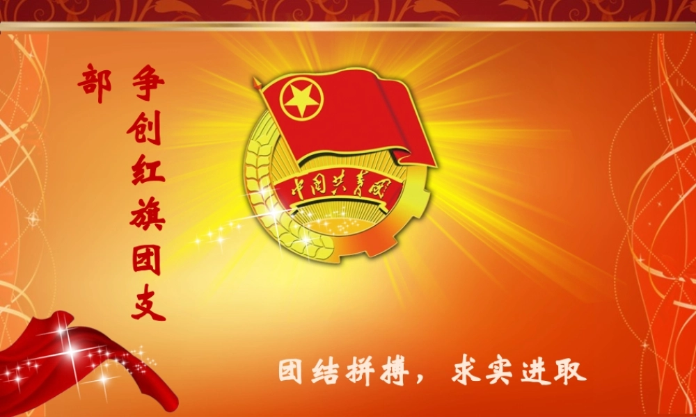 五四红旗团支部评优答辩ppt