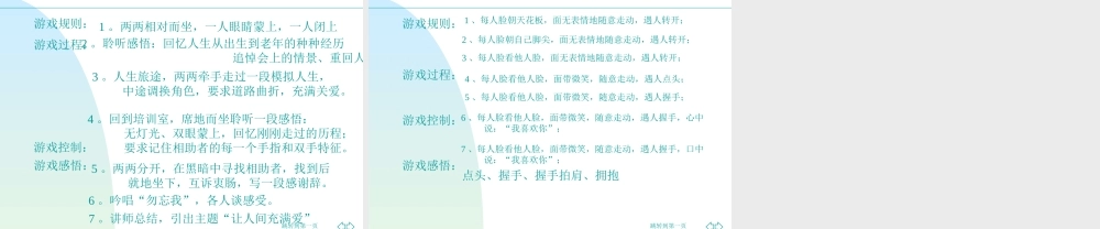 团队建设九大经典培训游戏.ppt