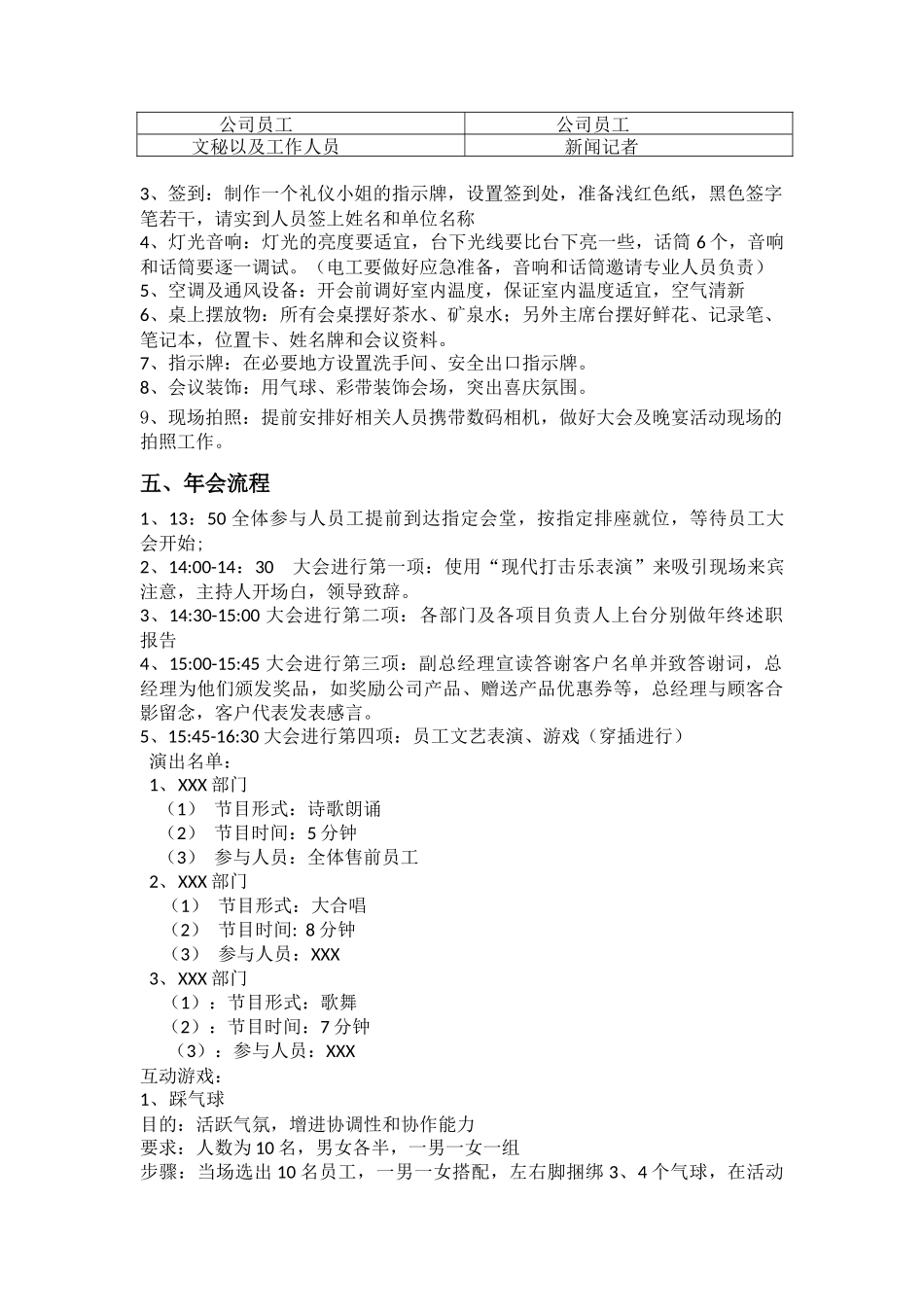 XXXIT公司度年会策划书_第2页
