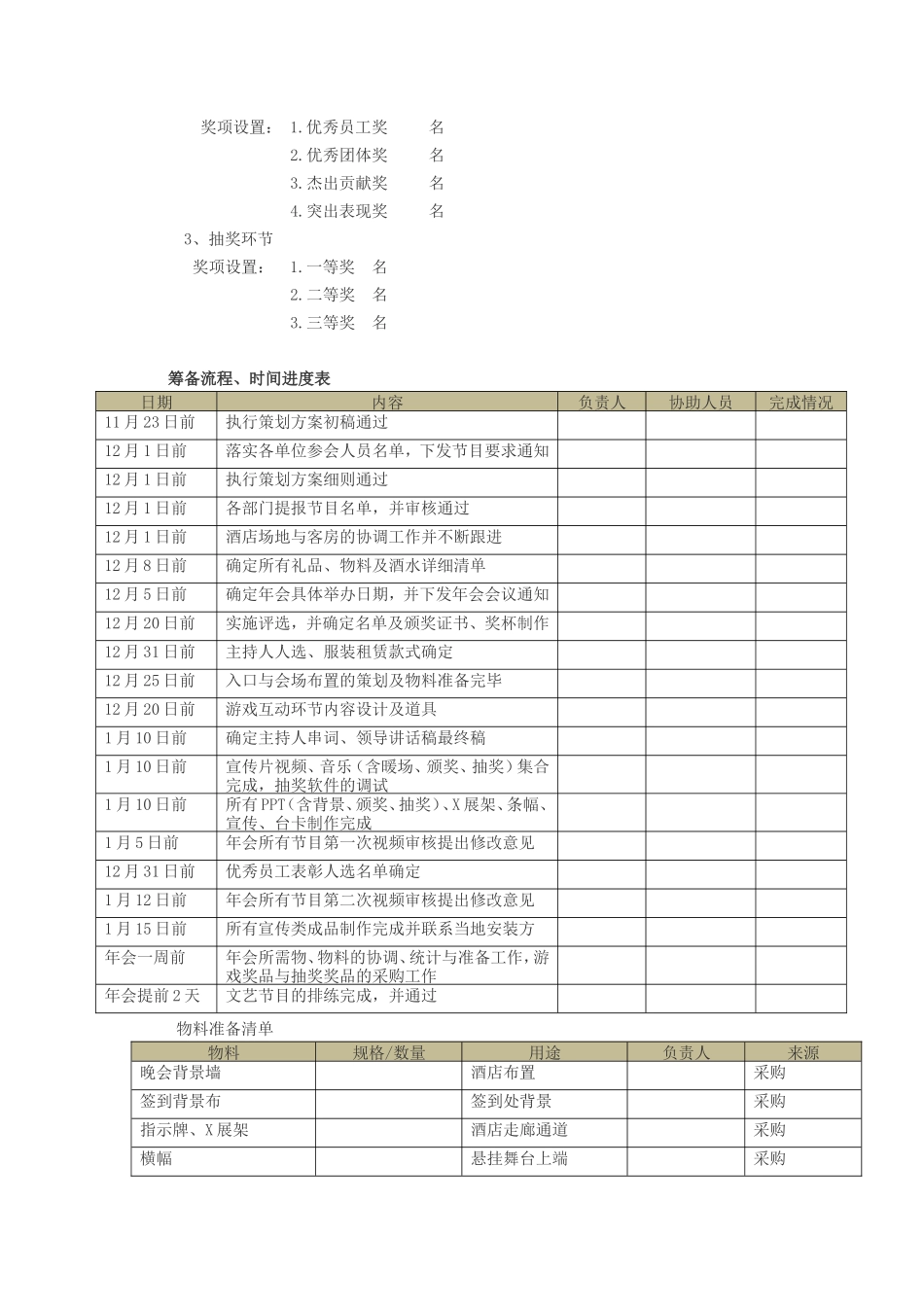 公司年会执行方案_第3页