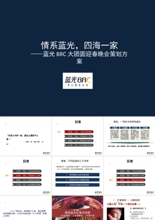 蓝光集团公司年会策划方案