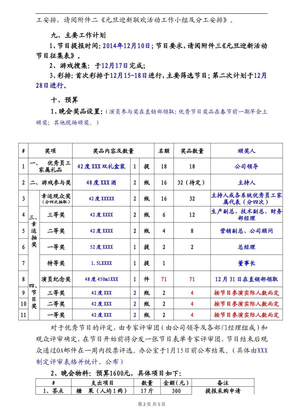 企业+元旦节+迎新年+活动策划方案_第2页