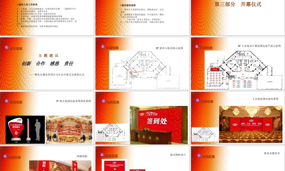 优乐餐饮管理公司年会策划方案