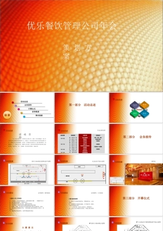 优乐餐饮管理公司年会策划方案