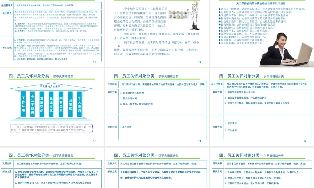 员工关怀实施提案