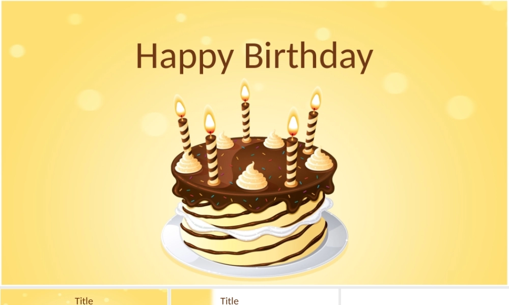 Happy Birthday