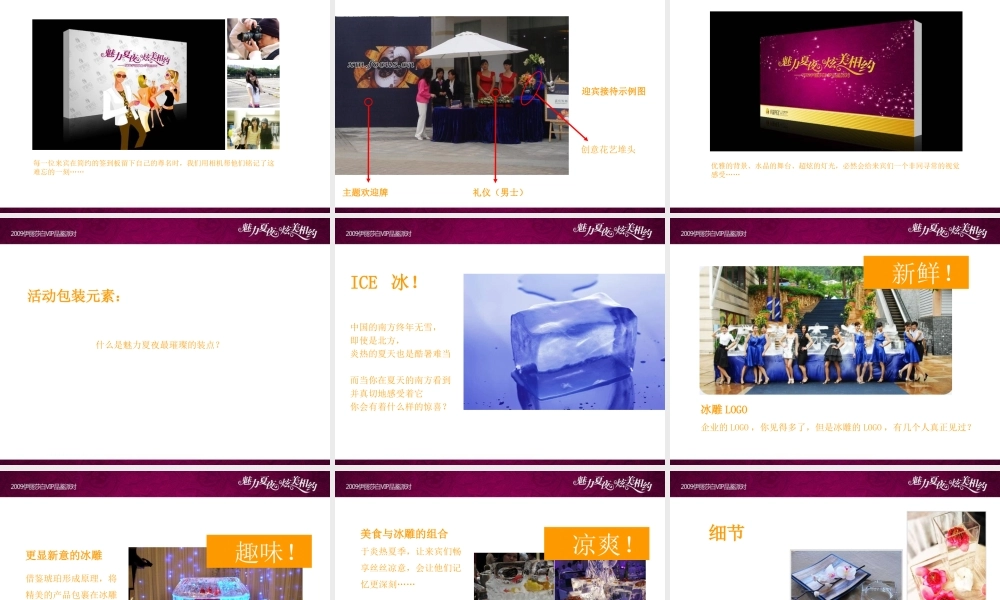 活动策划-魅力夏夜炫美派对