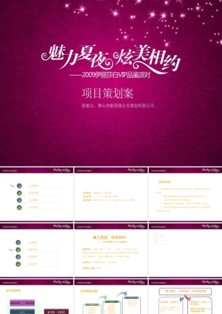 活动策划-魅力夏夜炫美派对