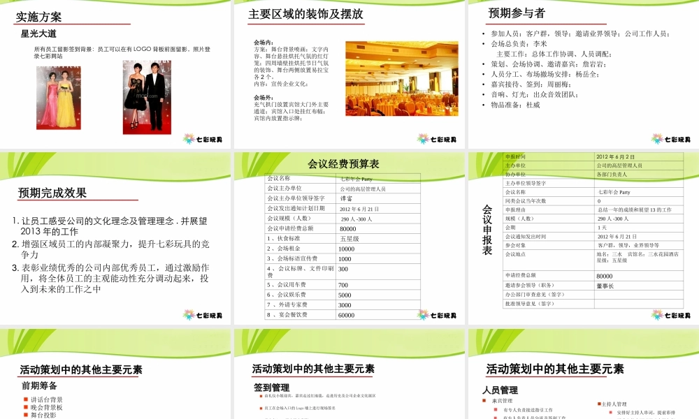 七彩年会-Party-方案
