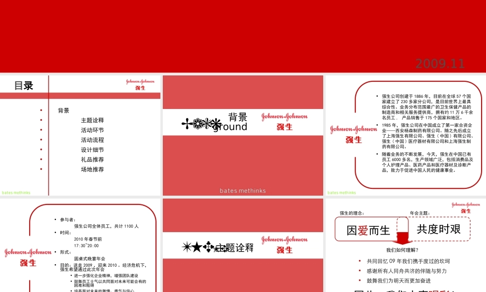 强生Annual-Party庆典策划方案
