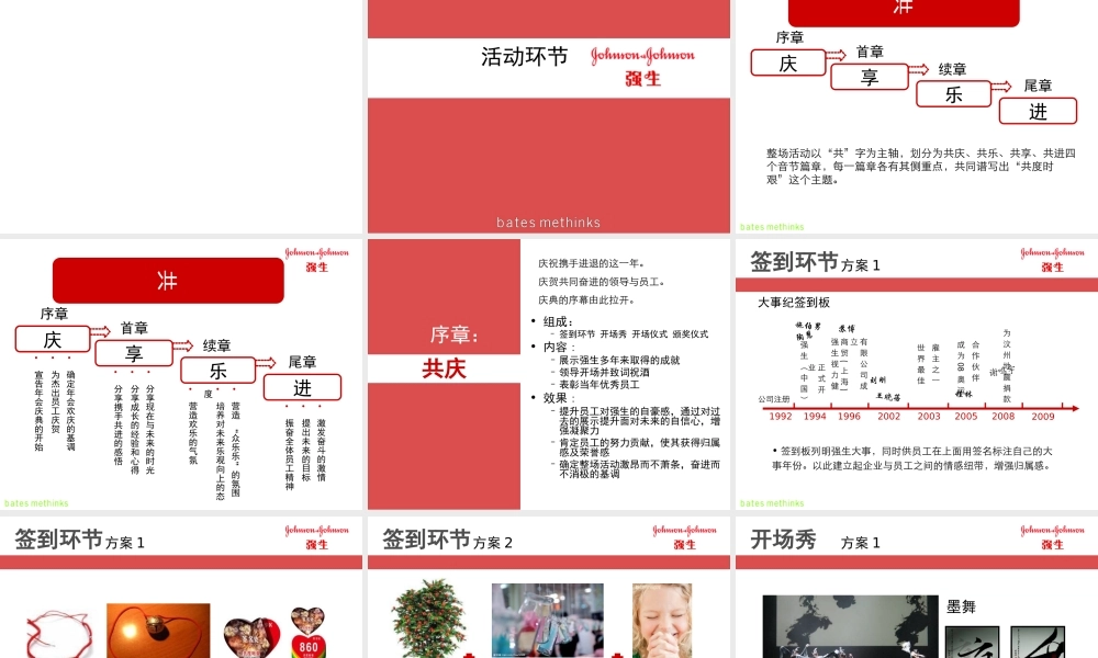 强生Annual-Party庆典策划方案