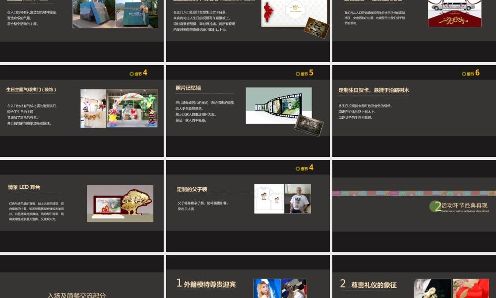 钻石别墅生日PARTY活动方案