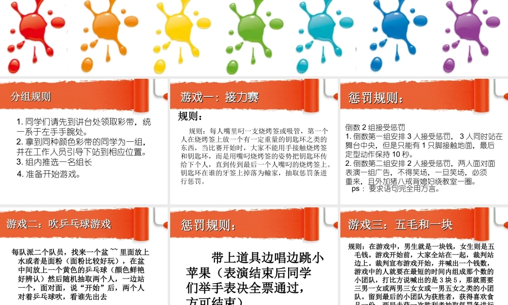 同学聚会游戏新