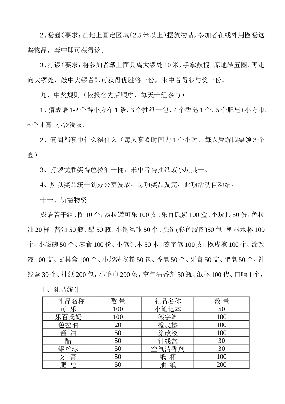 春节业主游园活动方案_第2页