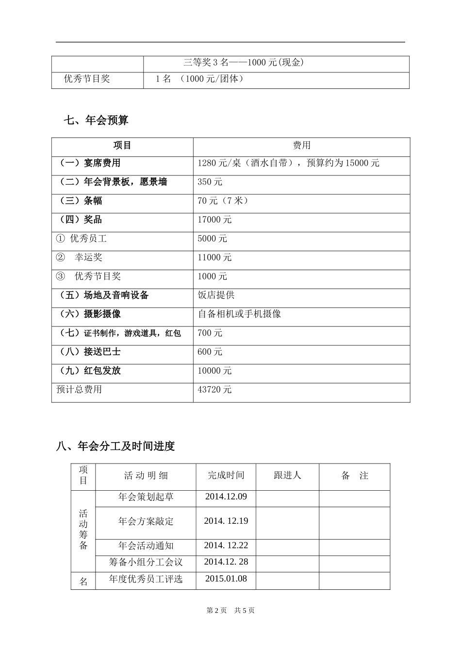 公司年会策划方案(定稿)_第2页