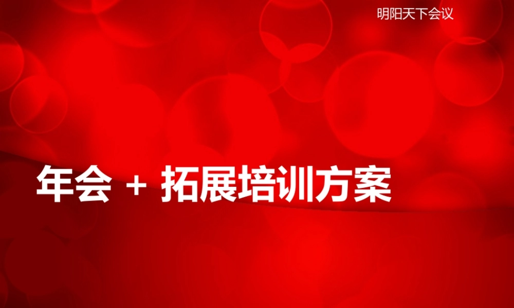 某公司年会策划方案【精品】