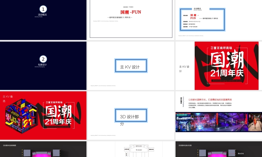 南坪重百商场21周年庆(国潮-FUN)活动策划方案