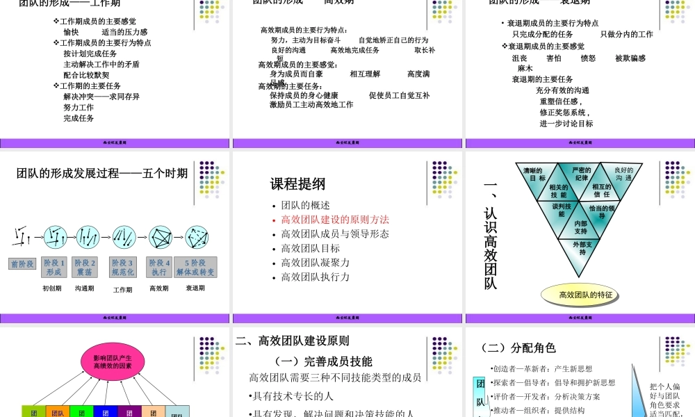 高效团队管理(完整版)