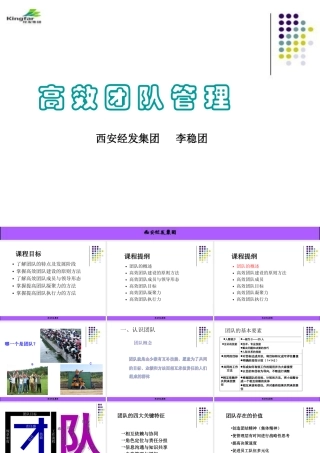 高效团队管理(完整版)