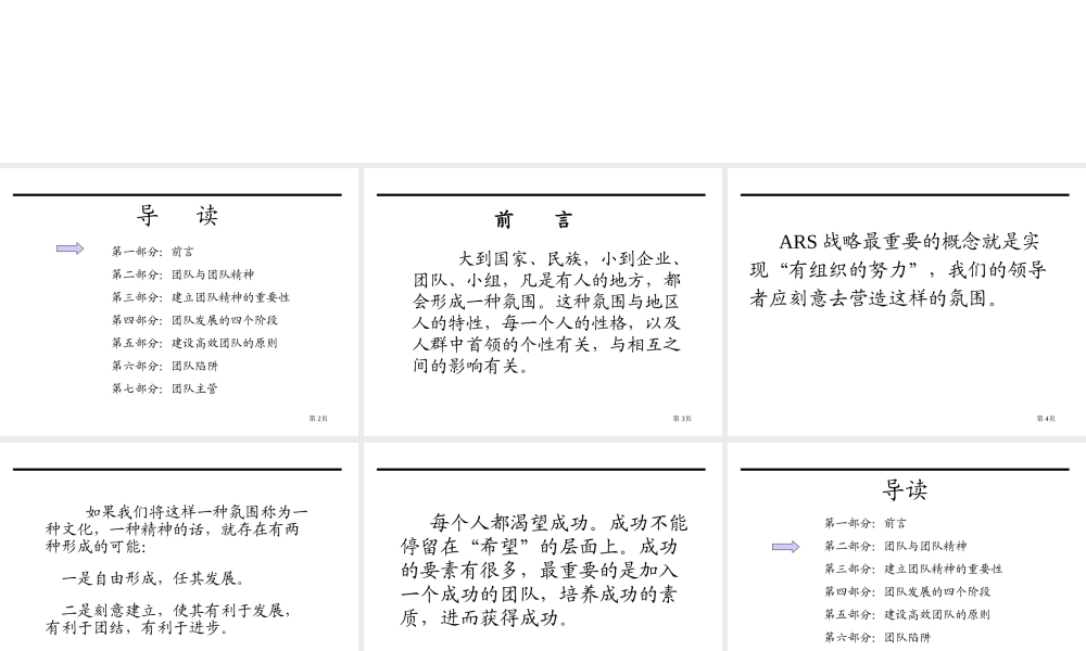 高效团队建设-PPT培训