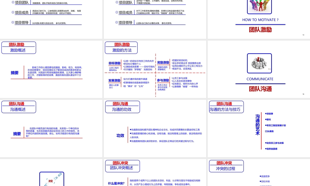 团队建设PPT优秀方案